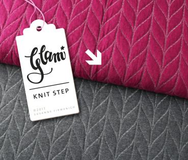 Bio Stepper - Knit Step pink/silber Lurex - Glam Kollektion - Hamburger Liebe